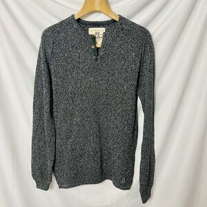 Px Premium Xpression Shirt Mens Large Gray Long Sleeve Henley Knit